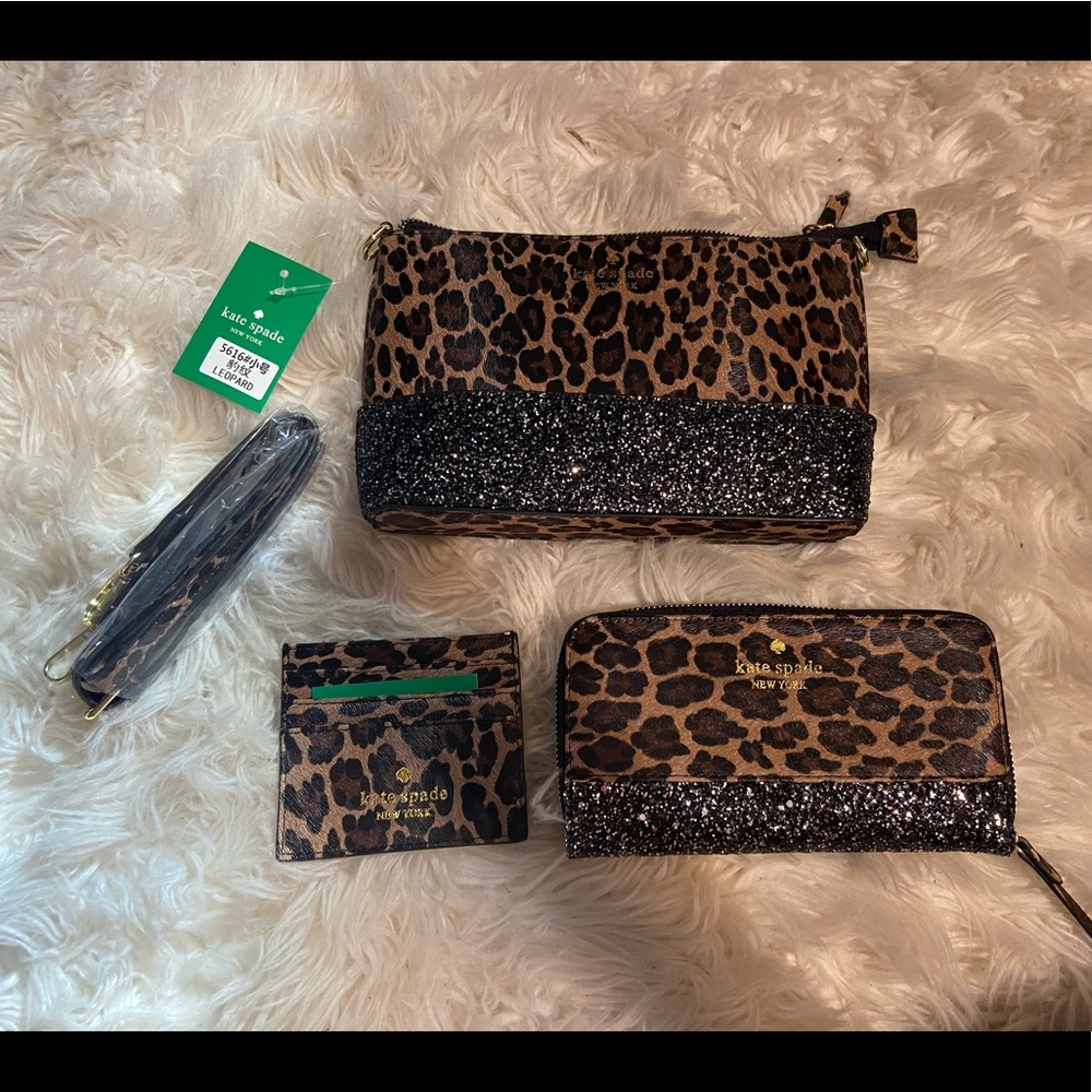 Cheetah print Kate spade cross body